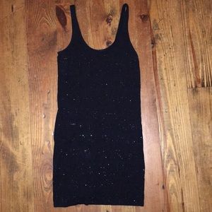 Express sequined tank! Small. Longer length.